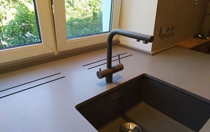 Кухонная столешница из камня Sleek Concrete 4003
