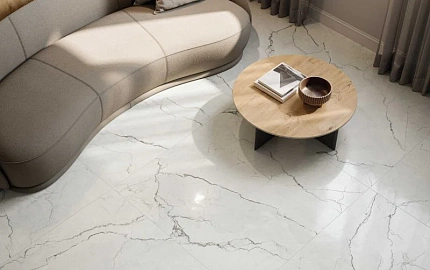 Облицовка пола кварцевым камнем Alabaster TT507 TELTOS