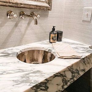 Мраморная столешница Arabescato Marble
